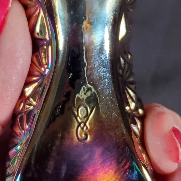 Vintage Carnival Glass Cat Head Shoe - Picture 7 of 7